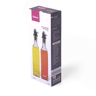 Pudeļu komplekts etiķim un eļļai 2x500 ml (stikls), art. 6513