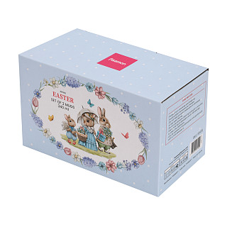2 krūžu komplekts EASTER 340 ml (porcelāns)