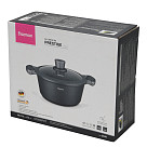 Stockpot PRESTIGE 28x12.5 cm / 6.2 LTR with glass lid (aluminium with non-stick coating)