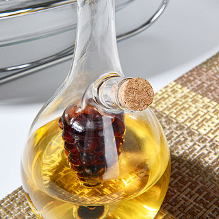Oil & vinegar bottle 40/450 ml 2-in-1 (borosilicate glass)