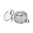 Casserole Vita 4.5 l with glass lid (stainless steel)