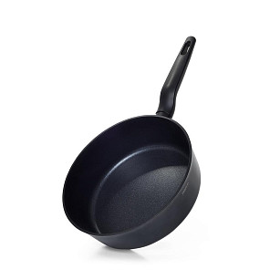 Deep frying pan LILOU 28x8.8 cm with double screw handle with induction bottom (aluminium with non-stick coating)