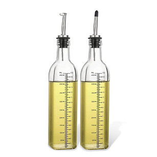 Набор бутылок для масла и уксуса 2х500 мл (стекло)