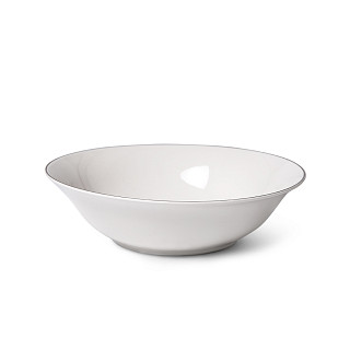 Salad Bowl ALEKSA 23cm color white (porcelain)