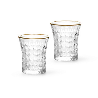 Set of 2 shot glasses 55 ml (glass)