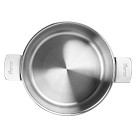 Puodas MASTER CHEF 24x13 cm / 5,4 L su stikliniu dangčiu (nerūdijantis plienas)