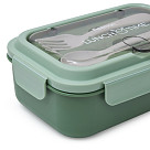 Pietų dėžutė su 2 skyreliais 800 ml / 20,5 × 13,5 × 7,8 cm (plastikas)