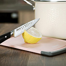 8022 FISSMAN Доска разделочная 25x15x0,8см (пластик+ТПР)