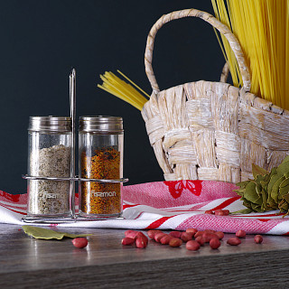 Condiment set 3 pcs (glass)