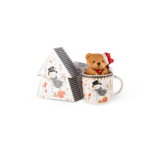 Krūze 280 ml + rotaļlieta (porcelāns) (art.14036)