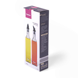 Pudeļu komplekts etiķim un eļļai 2x500 ml (stikls), art. 6515