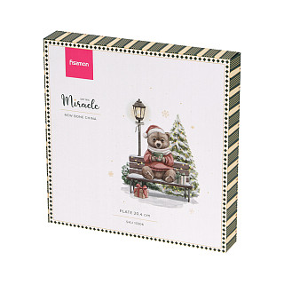 Šķīvis MIRACLE 20,4 cm (jaunais kaula porcelāns)