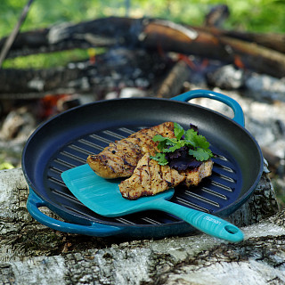 Grillpanna apaļa 30x4,0 сm ar diviem rokturiem (emaljēts čuguns)