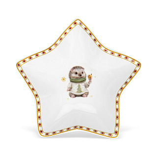 Zvaigznes formas šķīvis MIRACLE 11,8x10,4 cm (jaunais kaula porcelāns)