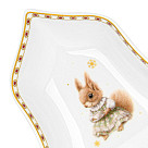 Zvana formas šķīvis MIRACLE 11,8x11,5 cm (jaunais kaula porcelāns)