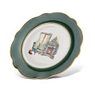 Lėkštė KALĖDŲ VAKARAS 27 cm (naujas kaulinis porcelianas)