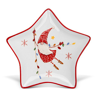 Star shape dish 20.7x20 cm (dolomite)