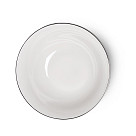 Salad Bowl ALEKSA 23cm color white (porcelain)