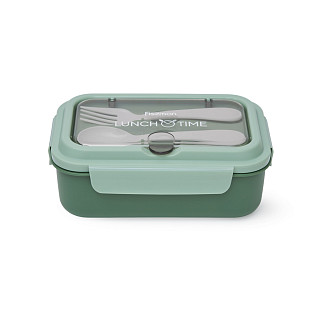 Pietų dėžutė su 2 skyreliais 800 ml / 20,5 × 13,5 × 7,8 cm (plastikas)