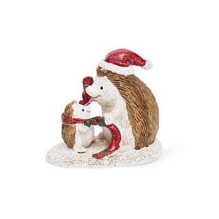 Figurine "Caring Hedgehog Dad" 9.5х5.5х8 cm (polyresin)