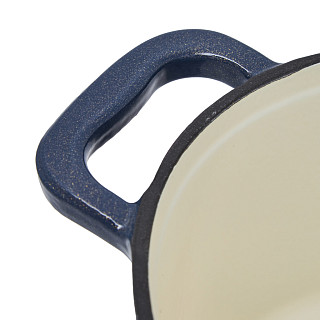 Ovāls katls LE MANS BLUE 30x11,4 cm / 4,8 L ar vāku (emaljēts čuguns)
