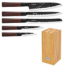 Set of knives SOLVEIG 6 pr. in a wooden stand