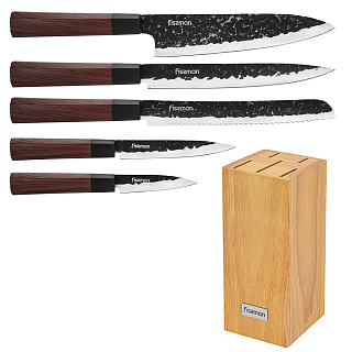 Set of knives SOLVEIG 6 pr. in a wooden stand