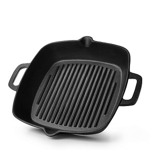 Square grill pan 26x5.3 cm (cast iron)