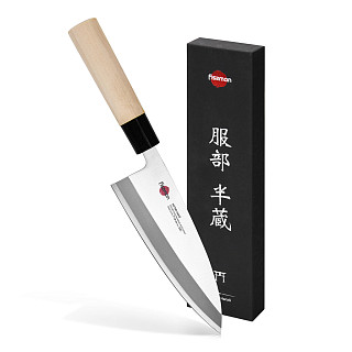 Deba peilis Kensei Hanzo 18cm (plienas)