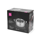 Saute pan ABSOLUTE PRO 26x7,5 cm / 3.9 LTR with glass lid (stainless steel)
