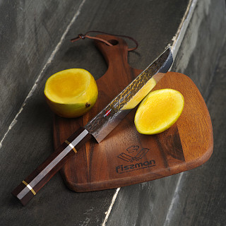Japoniškas nakiri kirvis KENSEI BOKUDEN 18 cm (plienas AUS-8)