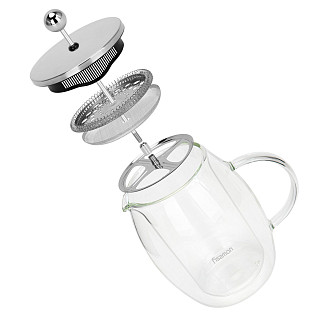Double wall French press 1 l, art. 9128