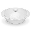 Apvali kepimo indas su keraminiu dangčiu Parmigiano 29,2x25х7,2 cm / 1,7L (porcelianas)