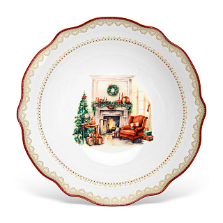Bowl CHRISTMAS EVE 23.5x6.5 cm (new bone china), art. 16029