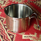 Milk pot 14x11 cm / 1.5 LTR (stainless steel)