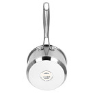 Sauce pan PREMIUM ONE 16x9 cm / 1,6 LTR with glass lid (stainless steel)