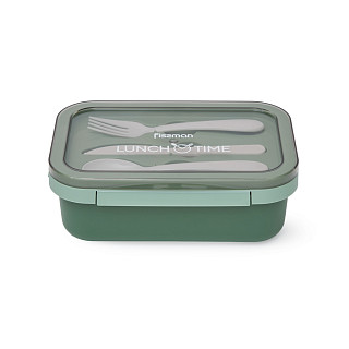 Pietų dėžutė su 2 skyreliais 800 ml / 20,5 × 13,5 × 7,8 cm (plastikas)