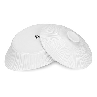 Cepamtrauks ar vāku 25 x 20,5 x 8 cm / 1,2 l Horeca (porcelāns)