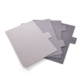 4 pcs index chopping board set 29x22.5 cm (plastic)