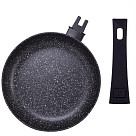 Frying pan FIORE 26x5.2 cm with detachable handle (aluminium with non-stick coating)
