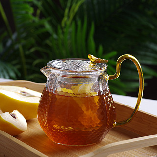 Tea pot 600 ml with glass filter (borosilicate glass), art. 6468