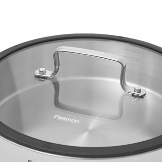 Deep frying pan FABIA 24 cm with glass lid