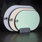 Набор из 3-х разделочных досок 36x23см, 32x21см, 28x19см (пластик+ТПР)