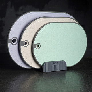 Набор из 3-х разделочных досок 36x23см, 32x21см, 28x19см (пластик+ТПР)