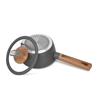 Katls ar rokturi Aria 16cm / 1,2 l ar stikla vāku Katls ar rokturi Aria 16cm / 1,2 l ar stikla vāku