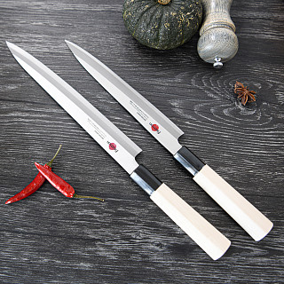 Yanagiba peilis Kensei Hanzo 24cm (plienas)