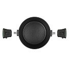 Puodas BRILLIANT 20x10cm /2,6 L su nuimamom rankenom ir stikliniu dangčiu [aliuminis su nelimpančia danga]