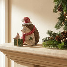 Статуэтка "Ёжик с подарком" 9,5х5х8,5 см (полирезин)