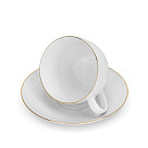 Cups with saucers 270 ml / 4 pcs Floree (porcelain)