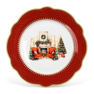 Lėkštė CHRISTMAS EVE 27 cm (naujas kaulinis porcelianas), art. 16026
